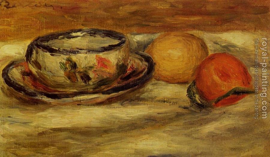 Pierre Auguste Renoir : Cup, Lemon and Tomato